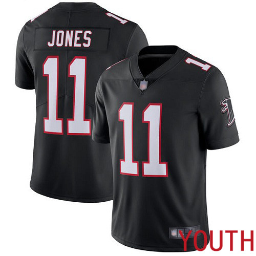 Atlanta Falcons Limited Black Youth Julio Jones Alternate Jersey NFL Football #11 Vapor Untouchable